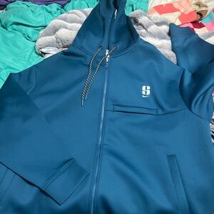 Nike Dri-FIT Blue Loose Fit Hoodie